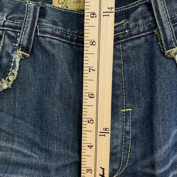 OV Denim Jeans Womens Actual Size 34Wx29L Blue Lift Slim Straight Leg Med Wash - Picture 11 of 12